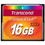 Transcend 133x, 16GB, Compact Flash Card TS16GCF133