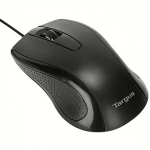 Targus Full-Size Optical Antimicrobial Wired Mouse AMU81AMGL