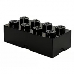 Lego Storage Brick 8, Black 40041733