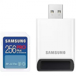 Samsung PRO Plus, SDXC, 256GB, UHS-I, U3, V30 +Adapter MB-SD256SB/WW