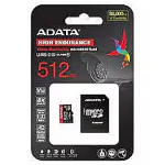 ADATA MICROSDXC 512GB UHS-I U3 V30S AUSDX512GUI3V30SHA2-RA1