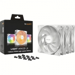 Be Quiet Light Wings LX, 120mm, PWM, High-Speed, White, Triple-Pack BL125