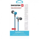 Swissten SuperBass Earbuds Metal YS900 Stereo YS900-BL