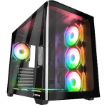 Rampage Loopy, Tempered Glass, Black LOOPY-BLACK