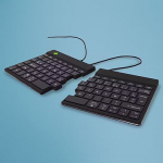 R-GO Tools BREAK ERGONOMIC KEYBOARD AZERTY FR BLACK WIRED RGOSP-FRWIBL