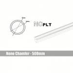 Bitspower None Chamfer PETG Link Tube OD12mm, 500mm BP-NCPLT12-L500