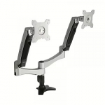 Silverstone SST-ARM22SC Dual Monitor Arm, Silver SST-ARM22SC