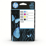 Hewlett Packard HP 932 Black/933 Cyan/Magenta/Yellow 4-pack Original Inks 6ZC71AE