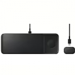 Samsung EP-P6300, Wireless Charger Trio, Black EP-P6300TBEGEU