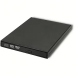 Qoltec External DVD-RW recorder, USB 2.0, Black 51858
