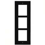 2N ENTRY PANEL 3MOD. FLUSH FRAME/BLACK/ IP VERSO 9155013B 9155013B