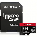 ADATA High Endurance 64GB microSDXC UHS-I U3 Class 10 AUSDX64GUI3V30SHA2-RA1