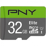 PNY Technologies Elite, microSDHC, 32GB P-SD32GU1100EL-GE