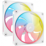 Corsair iCUE LINK LX140-R RGB, Reverse Blade, White, 2 Pack CO-9051056-WW