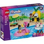 Lego Klocki Friends 42658 Impreza na basenie z jednorożcem i flamingiem 42658