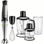 Braun hand blender set MultiQuick 7, Black/Stainless steel  MQ 7045