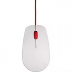 Raspberry Pi Optical Mouse, White/Red RB-MAUS01W