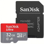 Sandisk Ultra, microSDHC, 32GB, UHS-I, U1, V10 +Adapter SDSQUA4-032G-GN6MA