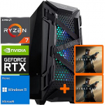 TopPC AMD Ryzen 7 Gaming Powered by ASUS, 32GB (2x16) DDR4, GeForce RTX 5080, 2TB NVMe Gen4, Windows 11 Home DATK171-1421314