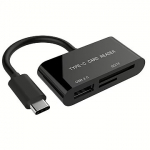 Gembird SD Card Reader, OTG, Black UHB-CR3-02