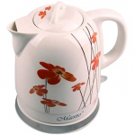 Maestro ceramic kettle MR-066, White/Red MR-066 czerwony