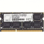 G.SKILL SO-DIMM, DDR,3 8GB, 1066MHz, CL7, Kit of 2 F3-8500CL7D-8GBSQ