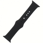 RoGer Silicone band S-M, 42-45mm, Black - for Apple Watch 1/2/3/4/5/6/7 RO-APP-WA-S-45MM