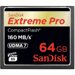 SanDisk Extreme Pro, CF, 62GB SDCFXPS-064G-X46