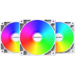 Montech GF120 PWM ARGB, 3 Pack, White GF120 ARGB PWM (W) 3 IN 1