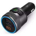 Nedis FM modulators Nedis Car FM transmitter BT PD 24w CATR3024BK