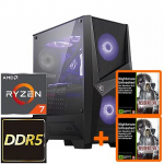 TopPC MSI Gaming AMD Advanced, 750W, Ryzen 7 7800X3D, 240mm Liquid Cooler, GeForce RTX 5070, 2TB NVMe Gen4 DATK375-1313615