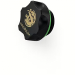 Bitspower Premium G1/4" Matt Black Stop Fitting BP-MBPRE-06