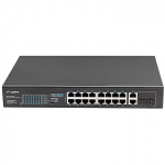 Lanberg RSFE-16P-2C-250, 16x100MB POE+ 2SFP RSFE-16P-2C-250