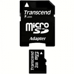 Transcend microSDHC, 2GB TS2GUSD