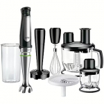 Braun hand blender set MQ 7087X, Black/Stainless steel MQ7087X