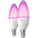 Philips Hue E14 5,3W RGBW świeczka 2-pak 929002294205
