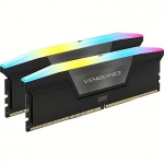 Corsair Vengeance RGB Black, DDR5, 32GB, 5200MT/s, CL40, Kit of 2 CMH32GX5M2B5200C40
