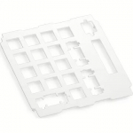 Glorious Pc Gaming Race GMMK Wireless Numpad, Switch Plate, White GLO-ACC-NP-SP-PC