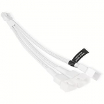 Alphacool 4-pin Y-Splitter, 3x Split, 0.15m, White 18725