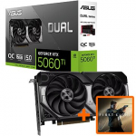Asus GeForce RTX 5060 Ti, 16GB GDDR7, Dual OC (DLSS 4) DUAL-RTX5060TI-O16G