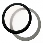 Demciflex Dust Filter, Round 120mm, Black/White DF0525