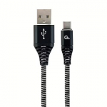 Gembird USB-A to USB-C, 1m CC-USB2B-AMCM-1M-BW