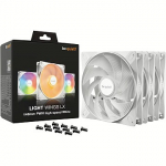 Be Quiet Light Wings LX, 140mm, PWM, High-Speed, White, Triple-Pack BL131