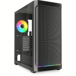 Sharkoon AK4W RGB Strip, Tempered Glass, Black 4044951041664