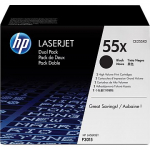 Hewlett Packard LASERJET CE255X BLACK DUAL PACK CE255XD