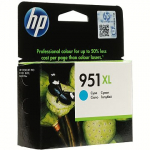 Hewlett Packard 951XL CYAN OFFICEJET INK CARTRIDGE CN046AE