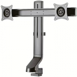 Newstar Desk Stand for 2 screens, height adjustable, 10-27" FPMA-D860DBLACK