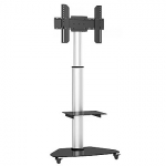Techly Floor Stand with Shelf Trolley TV, 37-70" 108903