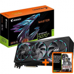 Gigabyte GeForce RTX 5070 Ti, 16GB GDDR7, AORUS MASTER (DLSS 4) GV-N507TAORUS M-16GD