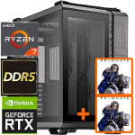 TopPC AMD Ryzen 7 (Zen 4) TUF Gaming Powered by ASUS, Ryzen 7 7800X3D, 32GB (2x16) DDR5, GeForce RTX 5080, 2TB NVMe Gen4, no OS DATK323-1276519